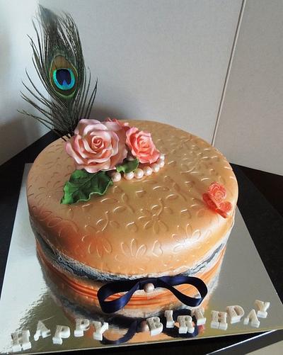 Peachy cake - Cake by Fun Fiesta Cakes  