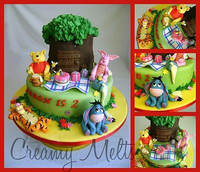 Pooh and friends  - Cake by Rajeena