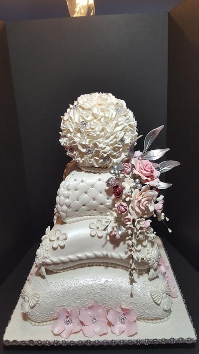 Wedding cake - Cake by Rosy67