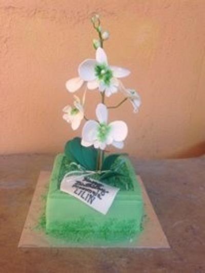 Orchids Cake - Cake by LeahGuapa