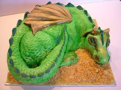 The Peaceful Dragon - Cake by Tracey