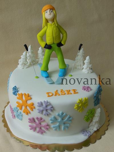 Ski instructor for kids - Cake by Novanka