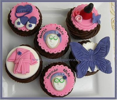Spa & Beauty Cupcakes  - Cake by Mel_SugarandSpiceCakes