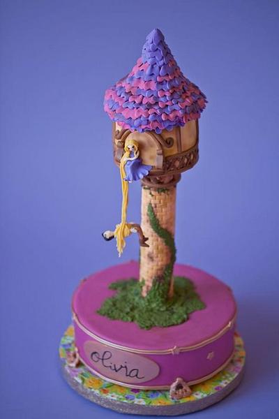 tangled cake - Cake by iriene wang
