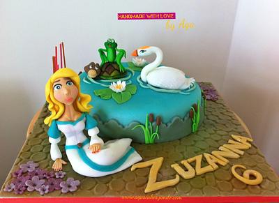 Swan Princess - Cake by Aga Leśniak
