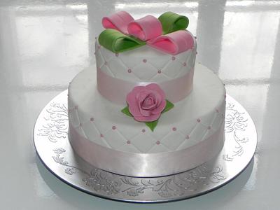 wedding cake  - Cake by cendrine
