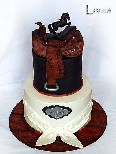 Horse Saddle Cake - Cake by Lorna