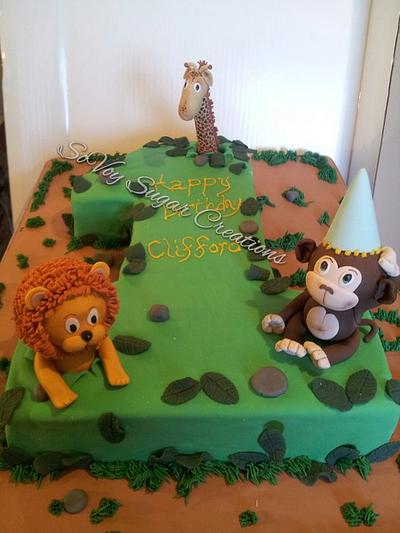 Jungle Animal - Cake by Kimberly Washington