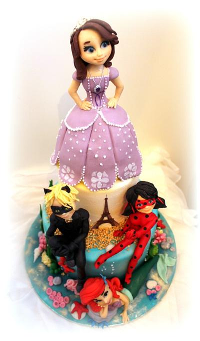 Princess, Mirakulum, Ariel - Cake by Lucie Milbachová