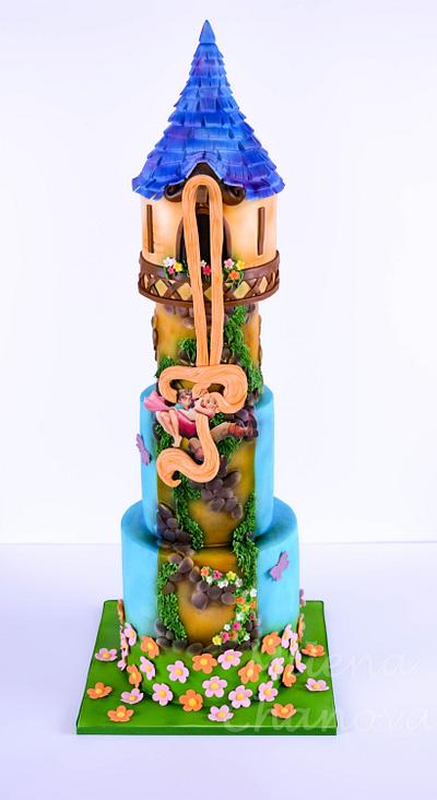 Tangled cake - Cake by MilenaChanova