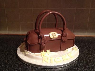 Mullberry bag - Cake by Mandy