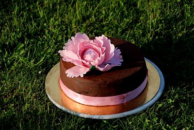 peony cake - Cake by Jiřina Matějková