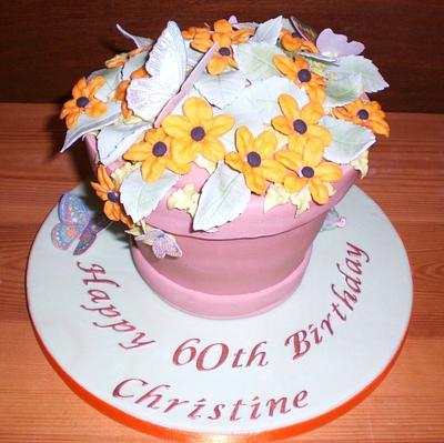 Flowerpot Cake - Cake by BakesALot