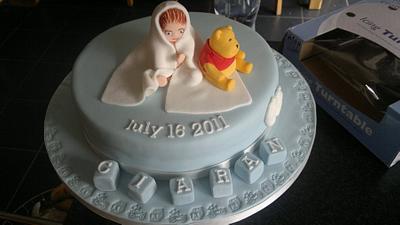 Christening cake for a boy - Cake by K Cakes