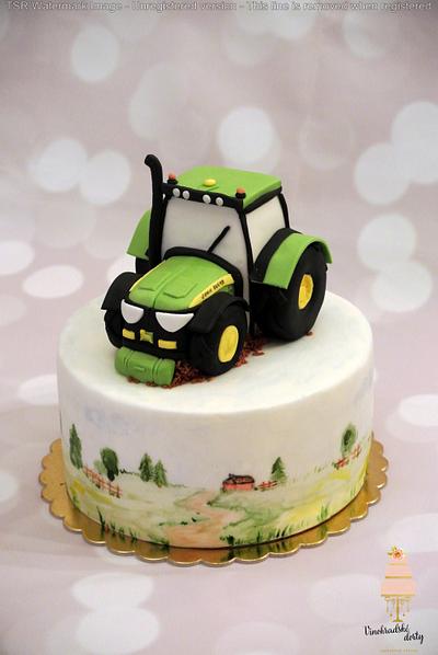 Tractor - Cake by Klara Liba