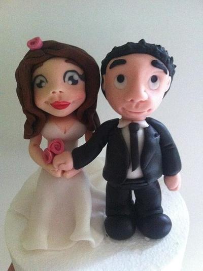 Cake Topper for wedding - Cake by Noemielapdz