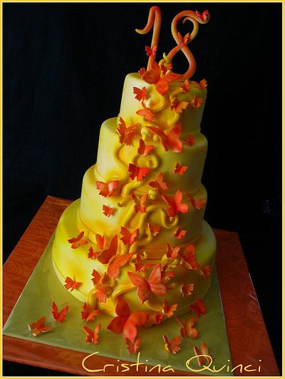Butterfly cake - Cake by Cristina Quinci