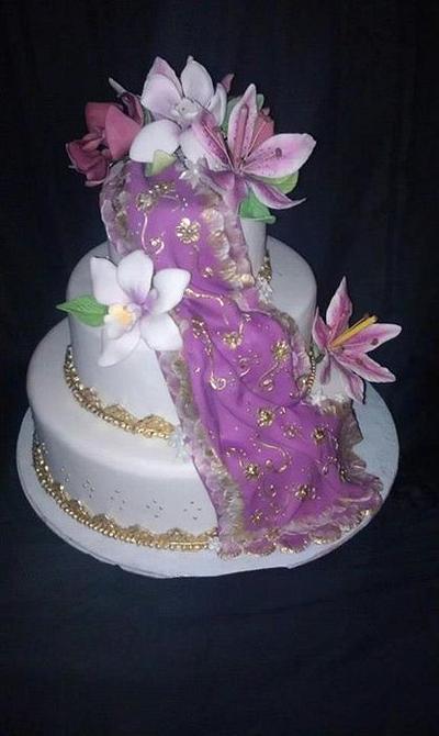 Indian Sari cake  - Cake by Crys 