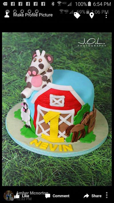 Farm Party - Cake by Cakes by Tracee