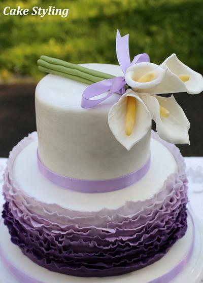 Lilac cake - Cake by Cake Styling