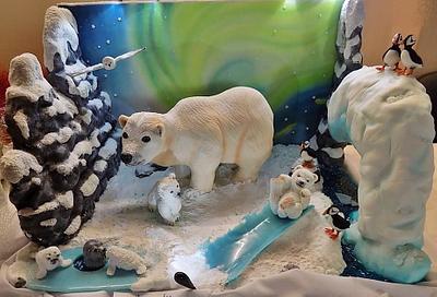 Polar bear cake - Cake by Anfema