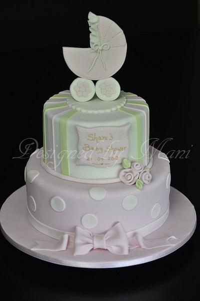 Baby shower cake - Cake by designed by mani