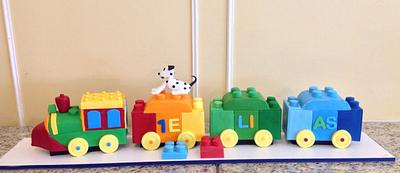Lego train - Cake by Carels