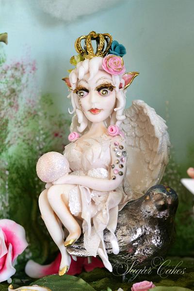 "The Rose Queen Fairy" Spring Fairy Tale Collaboration - Cake by Sugar Cakes 