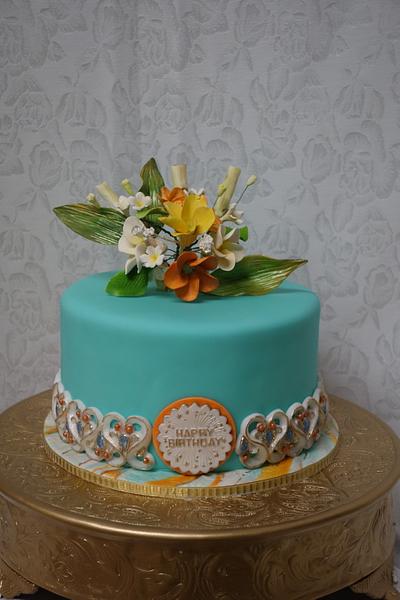 80th birthday cake - Cake by Patricia M