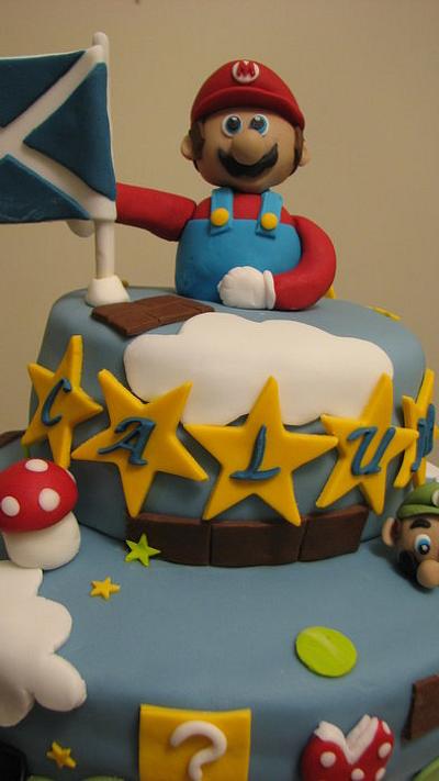Mario Bros cake  - Cake by LittleDzines