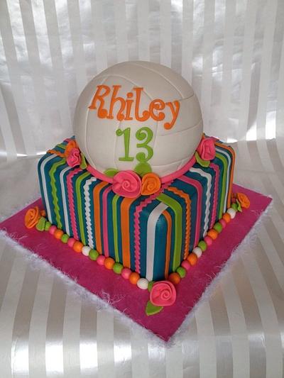 Volleyball Lover - Cake by Molly Steffens