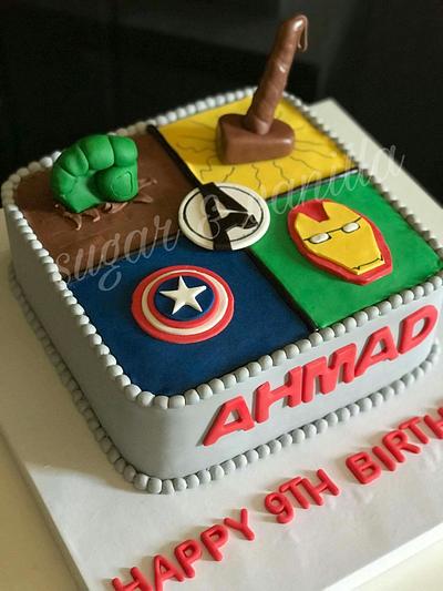 Super hero - Cake by Doaa zaghloul 