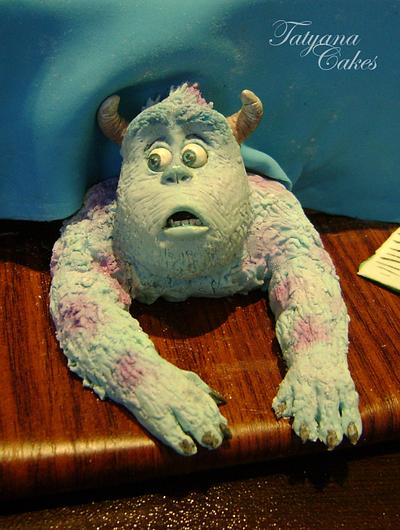Sulley- Monster University (detail) - Cake by Tatyana Cakes