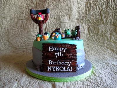 Angry Birds 7th Birthday Cake - Cake by Lainie