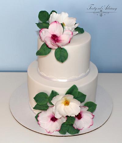 Wedding cake - Cake by Adriana12