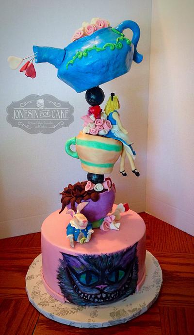 Gravity defying Alice - Cake by Jonesin' for Cake
