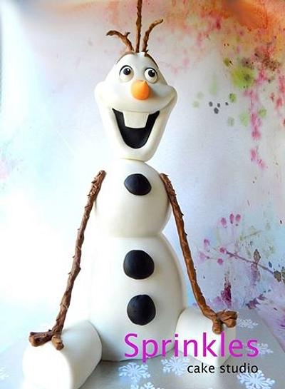 Olaf - Cake by Sprinkles Cake Studio