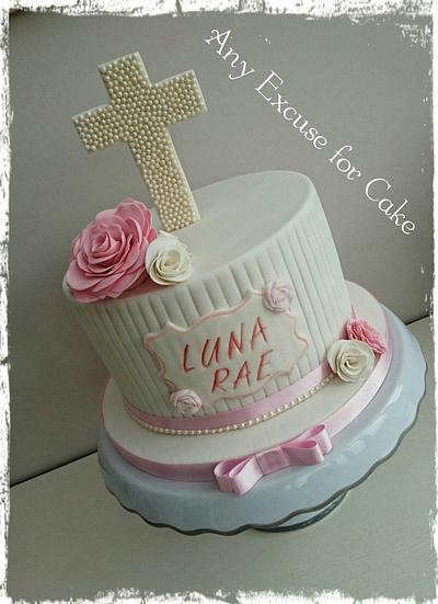 Christening cake  - Cake by Any Excuse for Cake