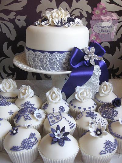 Diamante and daisies - Cake by Amanda Earl Cake Design