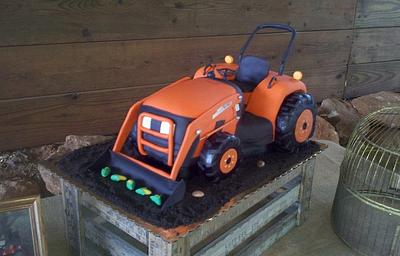Tractor Grooms Cake - Cake by Kimberly Cerimele