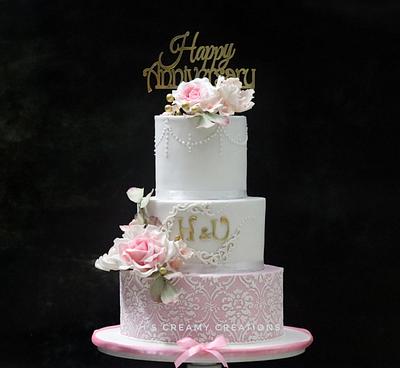 Anniversary Cake - Cake by Urvi Zaveri 