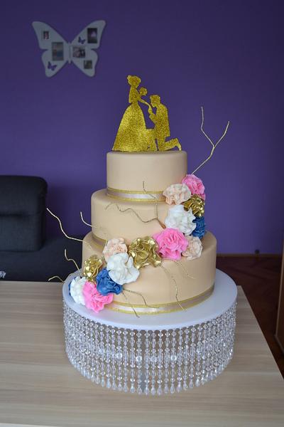Golden - Cake by Zaklina