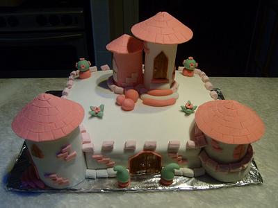 Princess castle - Cake by Niknoknoos Cakery