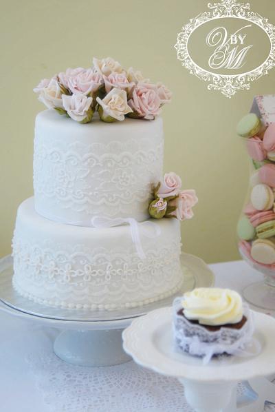 Shabby chic Cake - Cake by Art Cakes Prague