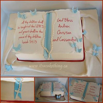Bible Cake & Cookies  - Cake by It's a Cake Thing 