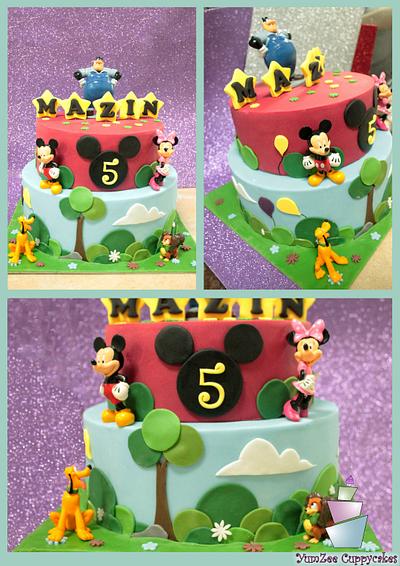 mickey mouse cake - Cake by YumZee_Cuppycakes