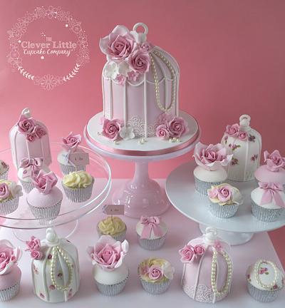 Birdcage Wedding Cakes - Cake by Amanda’s Little Cake Boutique