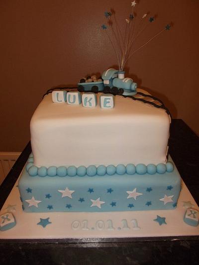 Naming Ceremony Cake - Cake by debscakecreations