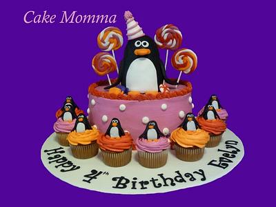Penguin Party - Cake by cakemomma1979