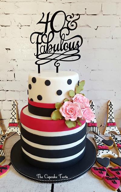 40 & FABULOUS! - Cake by The Cupcake Tarts